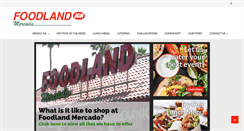 Desktop Screenshot of foodlandmarket.com